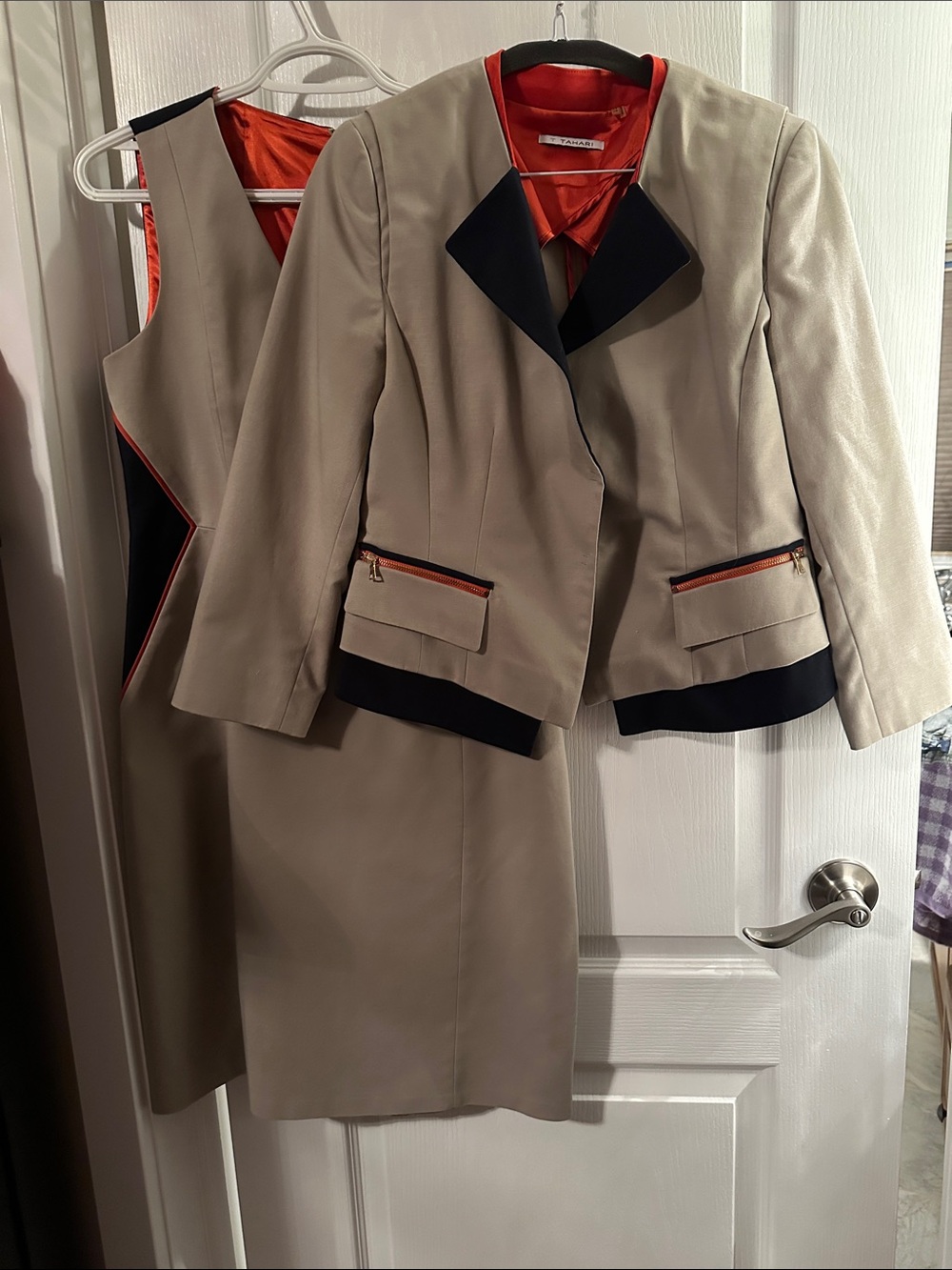 Tahari dress/jacket combo